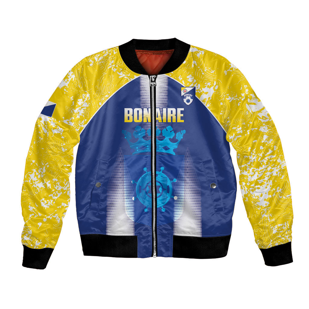 Bonaire Football 2026 Custom Bomber Jacket Coat Of Arms Sporty Style