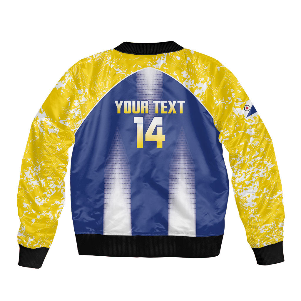 Bonaire Football 2026 Custom Bomber Jacket Coat Of Arms Sporty Style