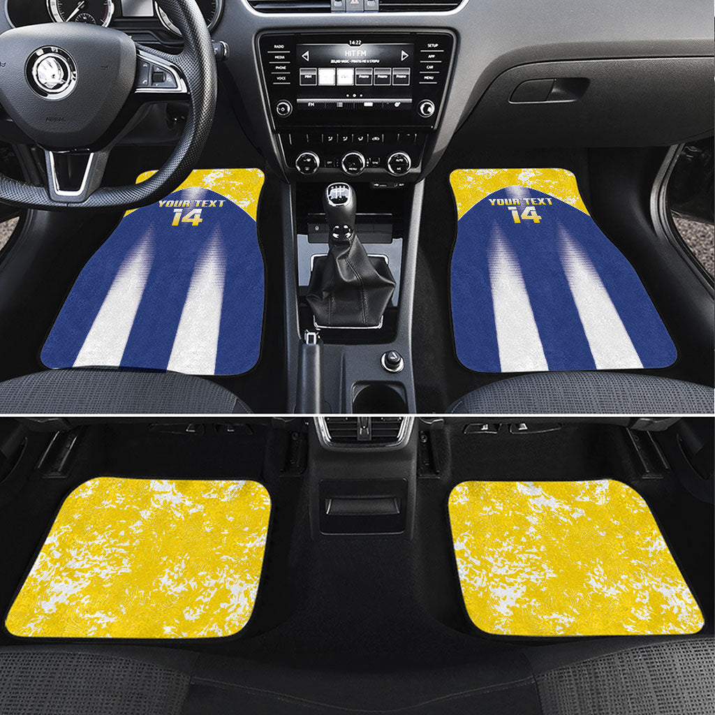 Bonaire Football 2026 Custom Car Mats Coat Of Arms Sporty Style