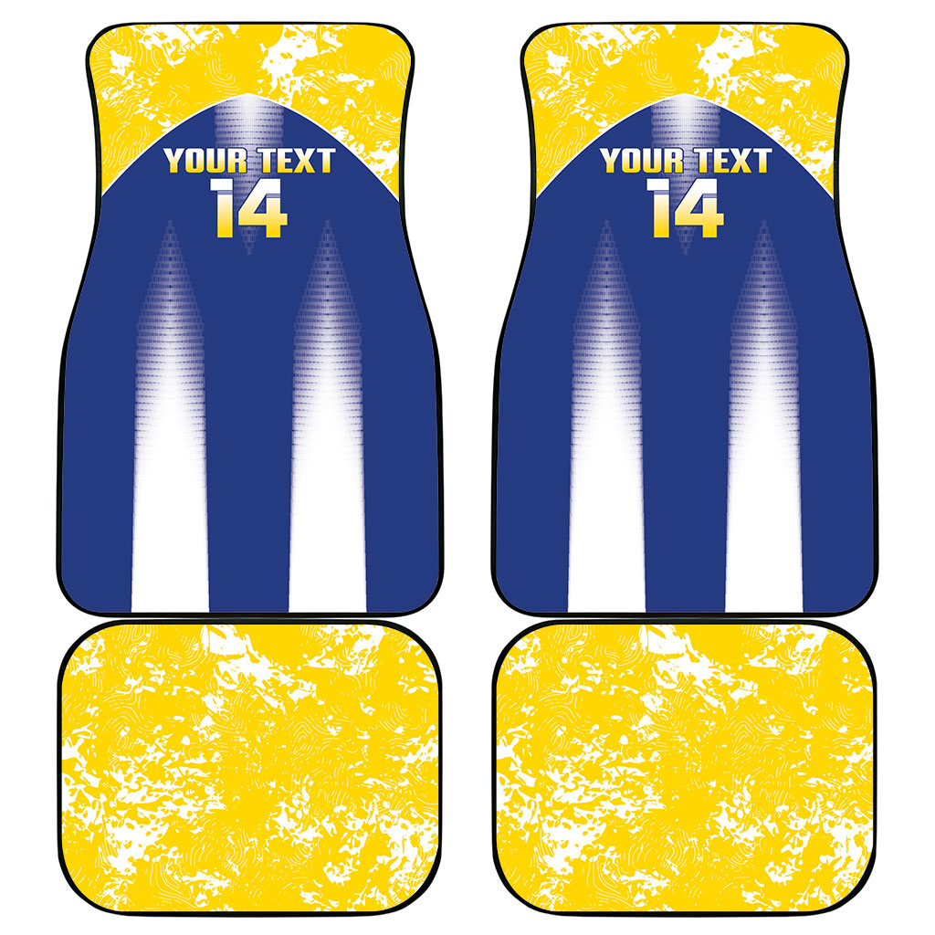 Bonaire Football 2026 Custom Car Mats Coat Of Arms Sporty Style