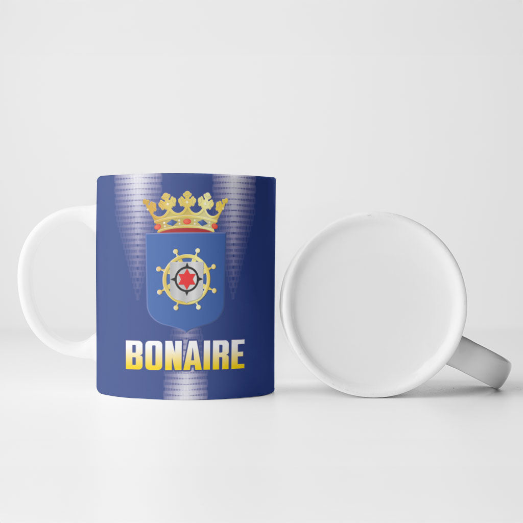 Bonaire Football 2026 Custom Ceramic Mug Coat Of Arms Sporty Style