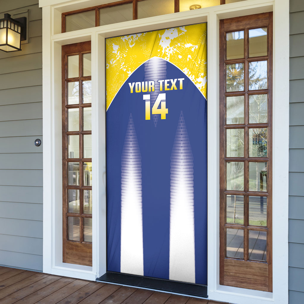 Bonaire Football 2026 Custom Door Cover Coat Of Arms Sporty Style