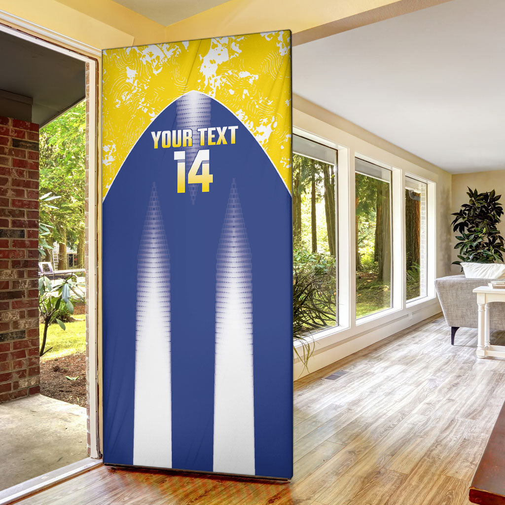 Bonaire Football 2026 Custom Door Cover Coat Of Arms Sporty Style