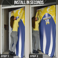 Bonaire Football 2026 Custom Door Cover Coat Of Arms Sporty Style