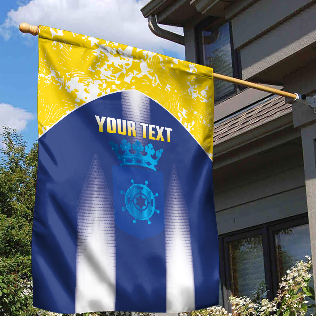 Bonaire Football 2026 Custom Garden Flag Coat Of Arms Sporty Style