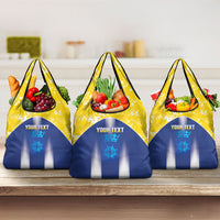 Bonaire Football 2026 Custom Grocery Bag Coat Of Arms Sporty Style