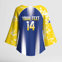 Bonaire Football 2026 Custom Kimono Sleeve Blouse Coat Of Arms Sporty Style