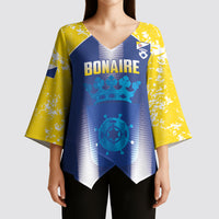Bonaire Football 2026 Custom Kimono Sleeve Blouse Coat Of Arms Sporty Style
