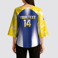 Bonaire Football 2026 Custom Kimono Sleeve Blouse Coat Of Arms Sporty Style