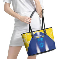 Bonaire Football 2026 Custom Leather Tote Bag Coat Of Arms Sporty Style