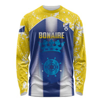 Bonaire Football 2026 Custom Long Sleeve Shirt Coat Of Arms Sporty Style