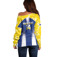Bonaire Football 2026 Custom Off Shoulder Sweater Coat Of Arms Sporty Style
