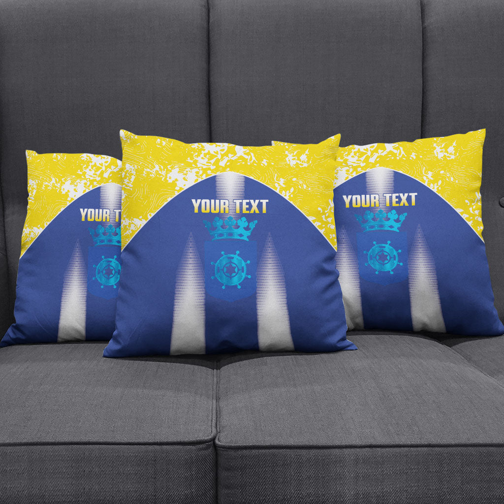 Bonaire Football 2026 Custom Pillow Cover Coat Of Arms Sporty Style