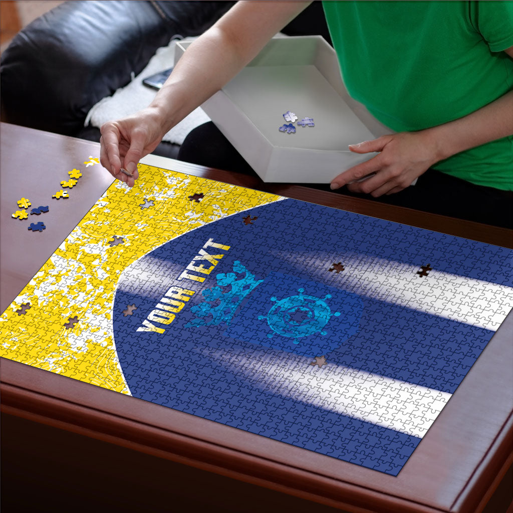 Bonaire Football 2026 Custom Puzzle Coat Of Arms Sporty Style