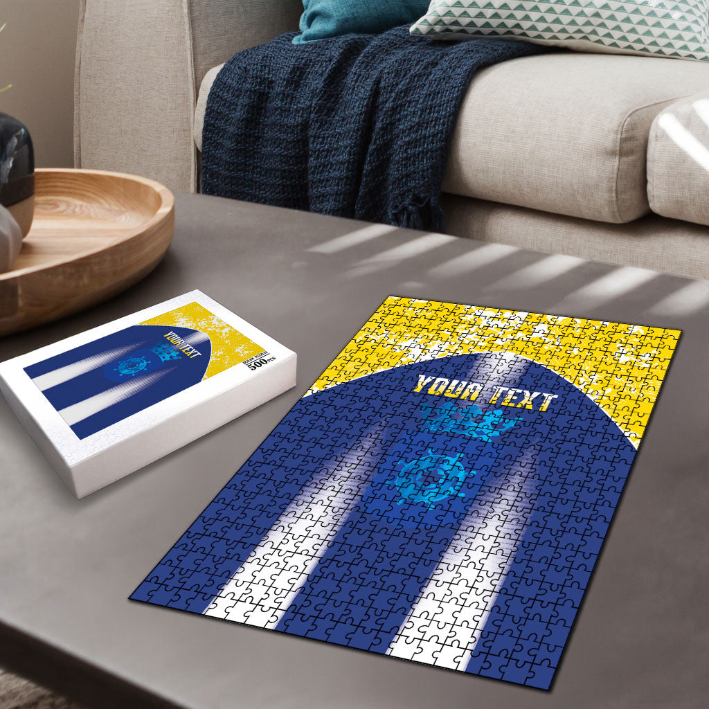 Bonaire Football 2026 Custom Puzzle Coat Of Arms Sporty Style
