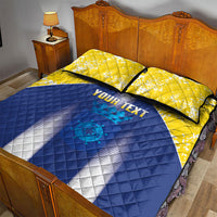 Bonaire Football 2026 Custom Quilt Bed Set Coat Of Arms Sporty Style