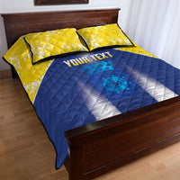 Bonaire Football 2026 Custom Quilt Bed Set Coat Of Arms Sporty Style