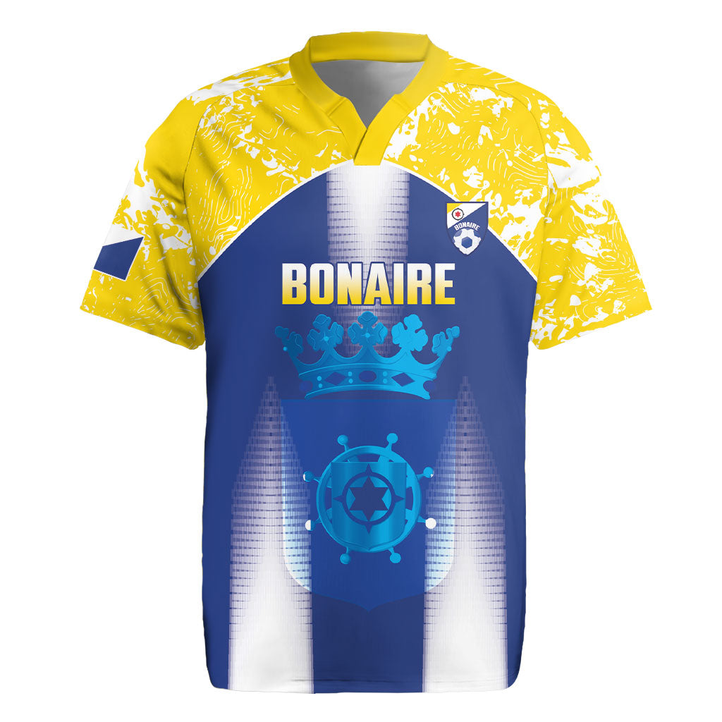 Bonaire Football 2026 Custom Rugby Jersey Coat Of Arms Sporty Style