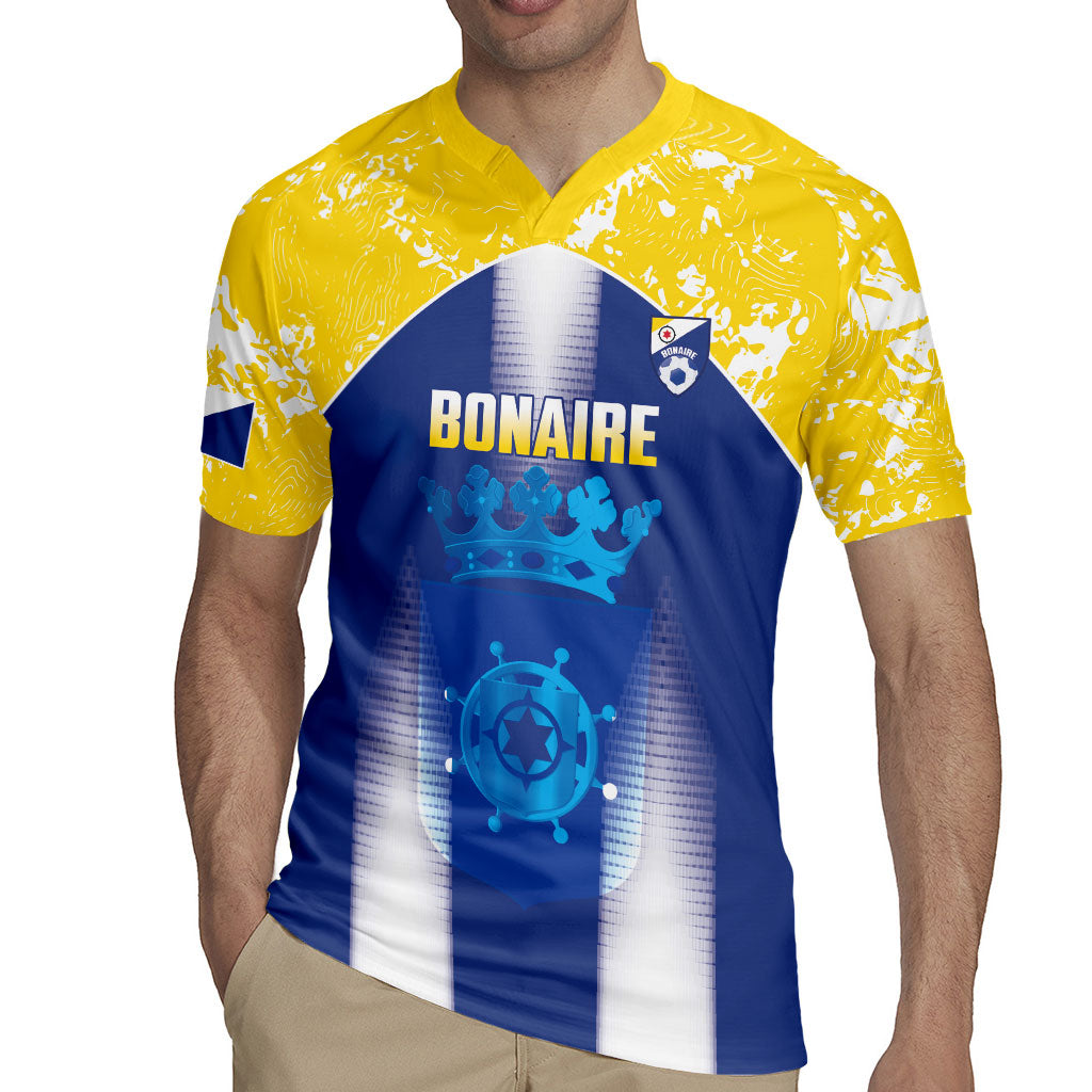 Bonaire Football 2026 Custom Rugby Jersey Coat Of Arms Sporty Style