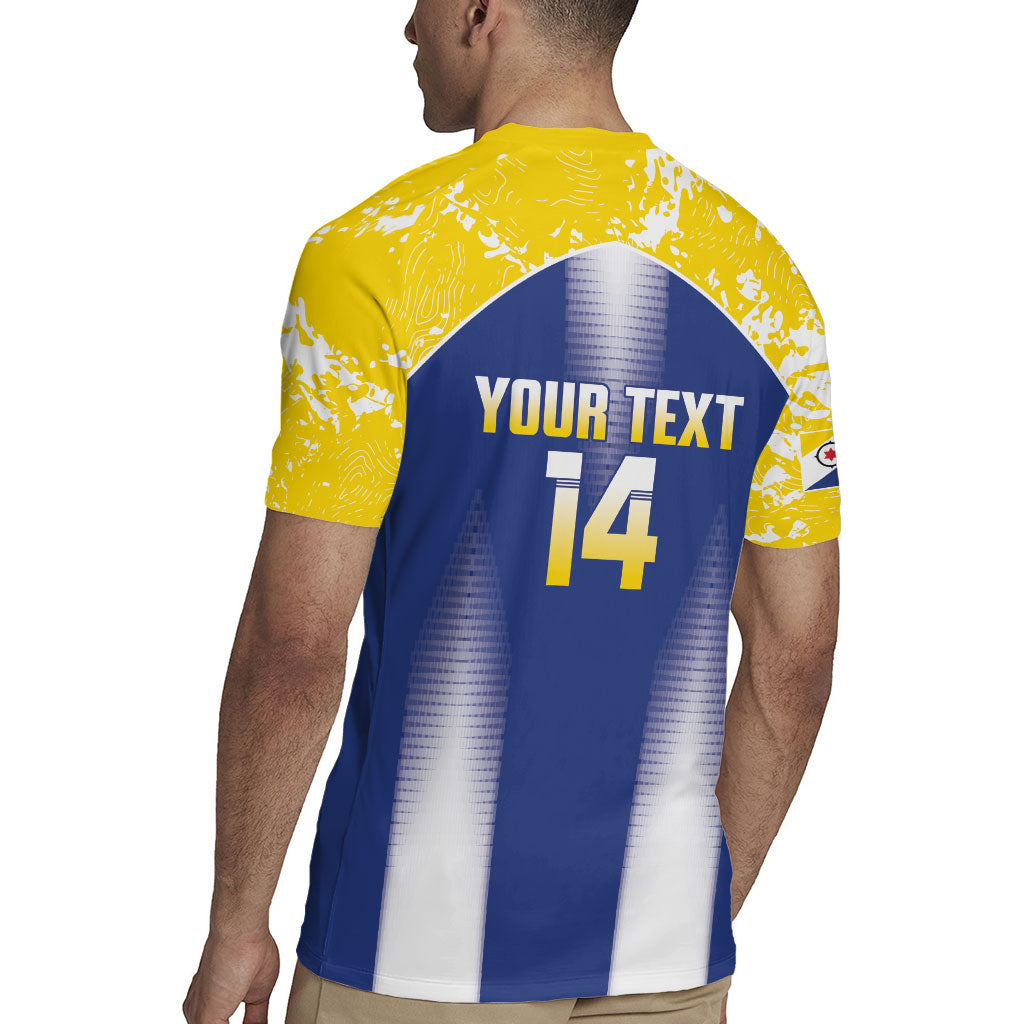 Bonaire Football 2026 Custom Rugby Jersey Coat Of Arms Sporty Style