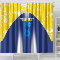 Bonaire Football 2026 Custom Shower Curtain Coat Of Arms Sporty Style
