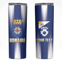 Bonaire Football 2026 Custom Skinny Tumbler Coat Of Arms Sporty Style