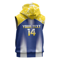 Bonaire Football 2026 Custom Sleeveless Zip Hoodie Coat Of Arms Sporty Style