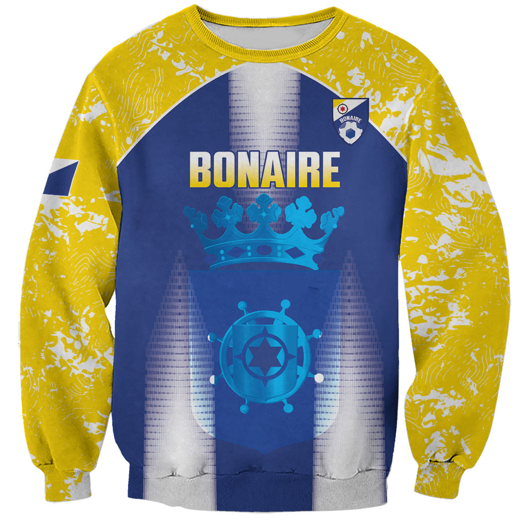 Bonaire Football 2026 Custom Sweatshirt Coat Of Arms Sporty Style