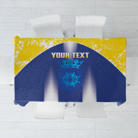 Bonaire Football 2026 Custom Tablecloth Coat Of Arms Sporty Style