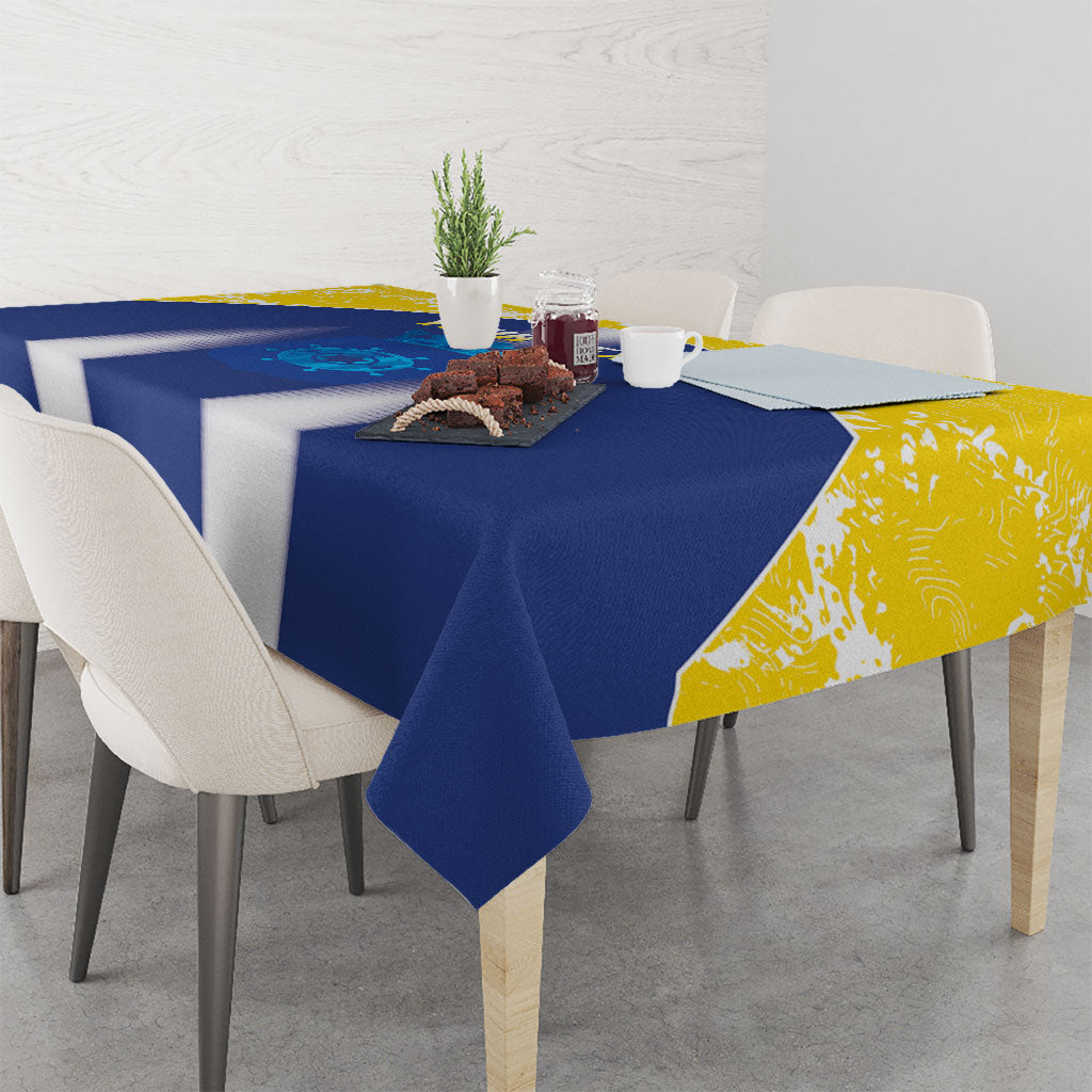 Bonaire Football 2026 Custom Tablecloth Coat Of Arms Sporty Style