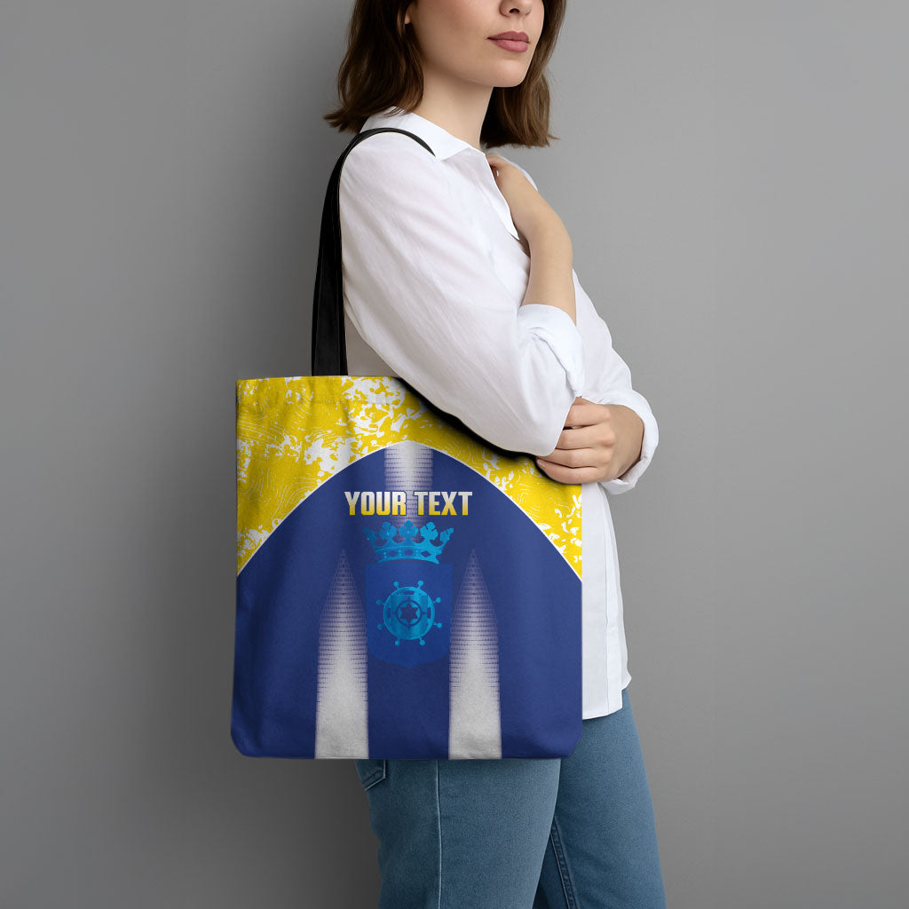 Bonaire Football 2026 Custom Tote Bag Coat Of Arms Sporty Style