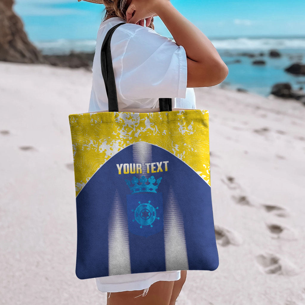 Bonaire Football 2026 Custom Tote Bag Coat Of Arms Sporty Style