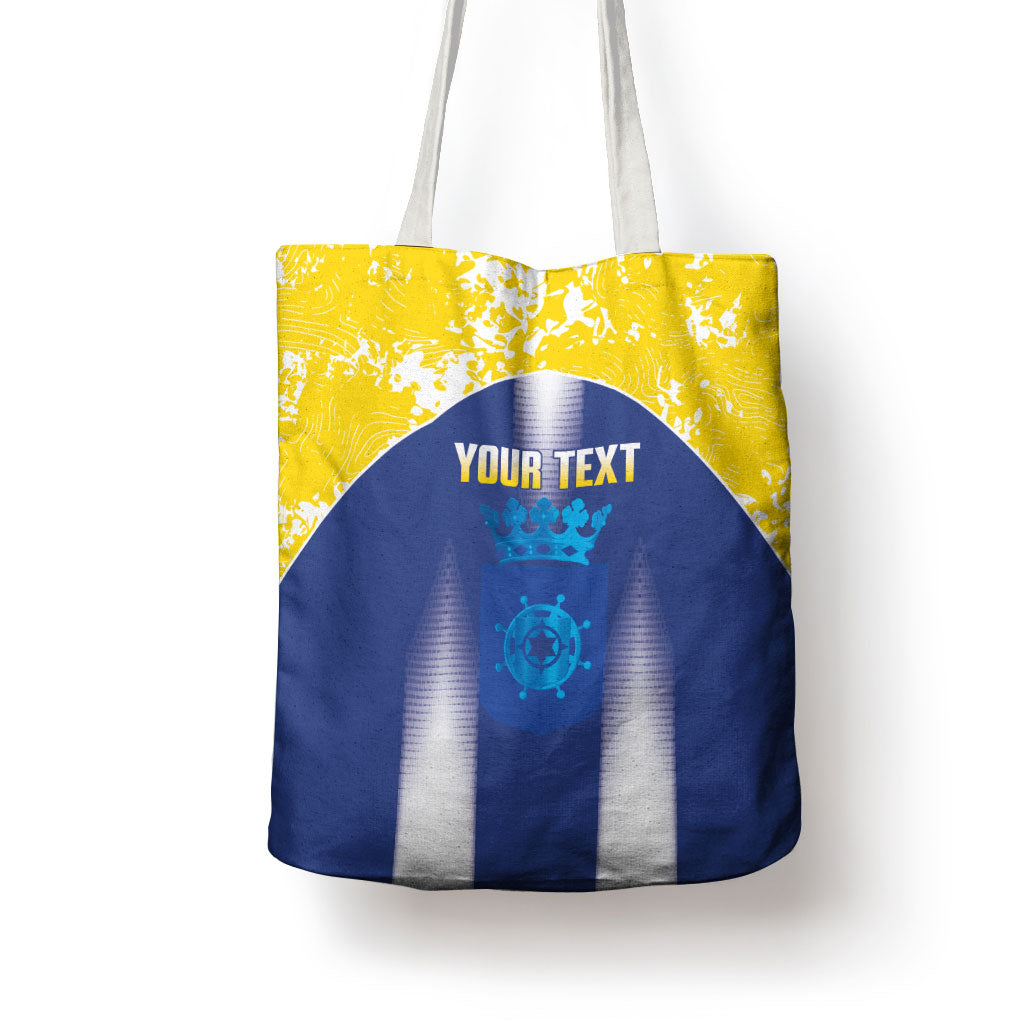 Bonaire Football 2026 Custom Tote Bag Coat Of Arms Sporty Style