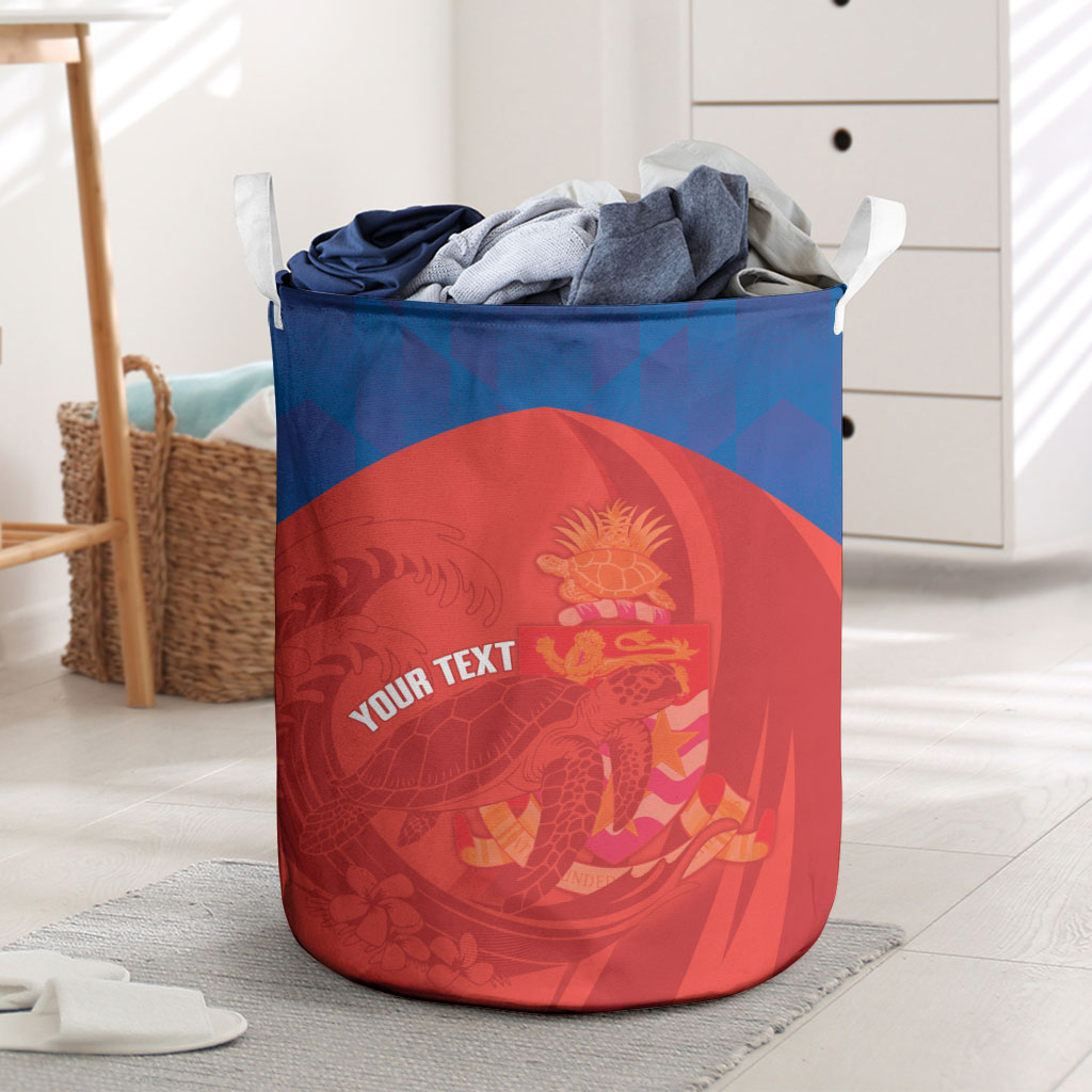 Cayman Islands Football 2026 Custom Laundry Basket Sea Turtle Coat Of Arms Style