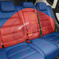Cayman Islands Football 2026 Custom Back Car Seat Cover Sea Turtle Coat Of Arms Style