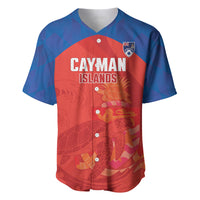 Cayman Islands Football 2026 Custom Baseball Jersey Sea Turtle Coat Of Arms Style