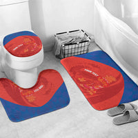Cayman Islands Football 2026 Custom Bathroom Set Sea Turtle Coat Of Arms Style