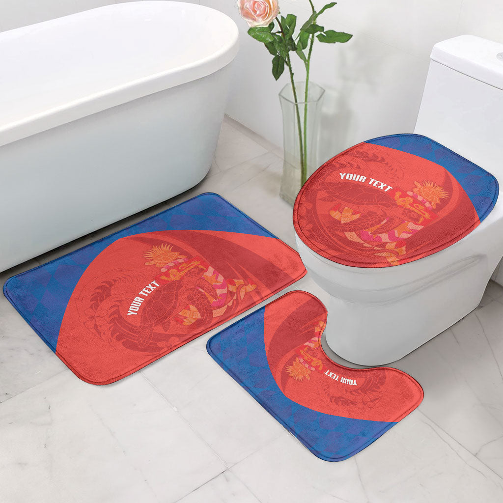 Cayman Islands Football 2026 Custom Bathroom Set Sea Turtle Coat Of Arms Style