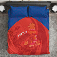 Cayman Islands Football 2026 Custom Bedding Set Sea Turtle Coat Of Arms Style