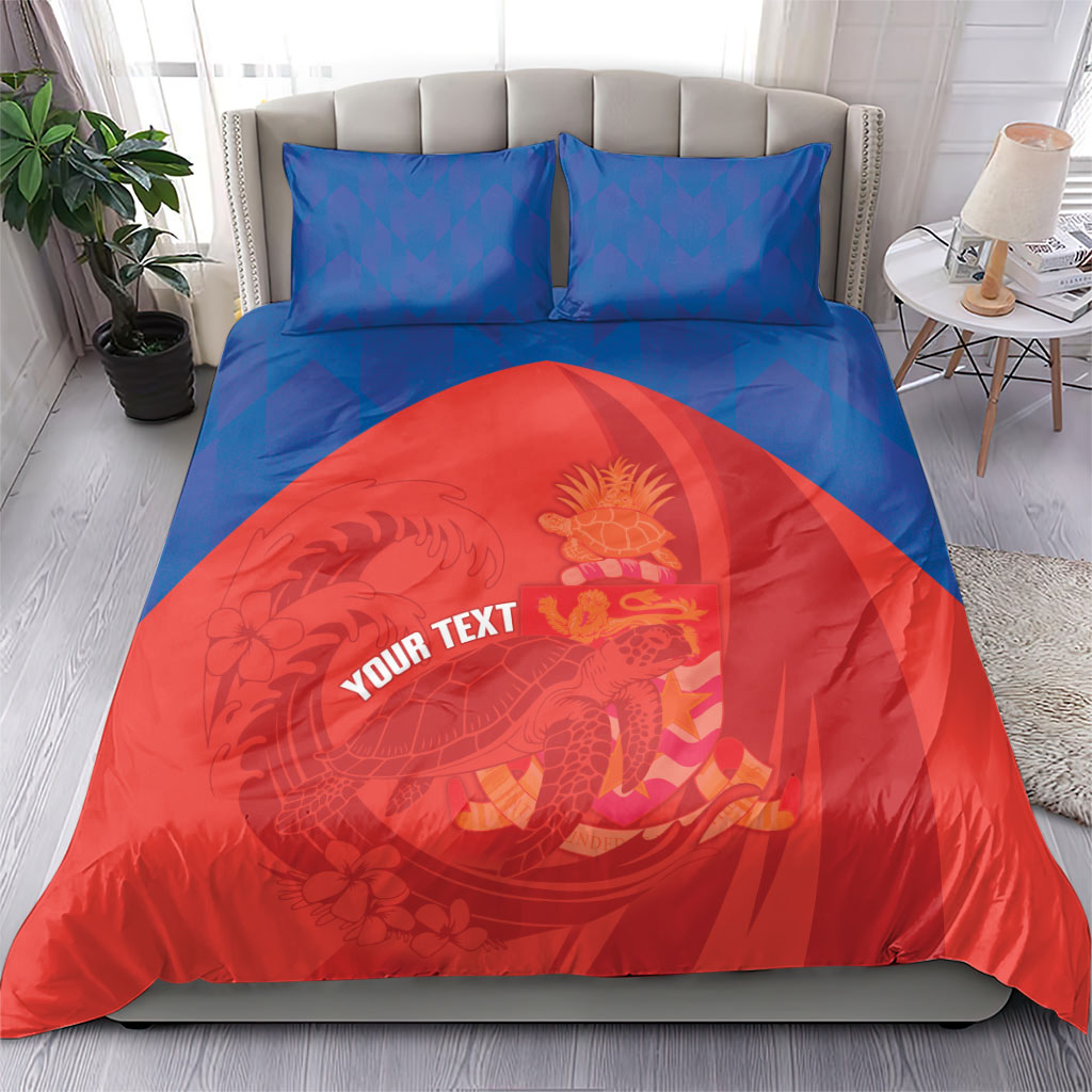 Cayman Islands Football 2026 Custom Bedding Set Sea Turtle Coat Of Arms Style