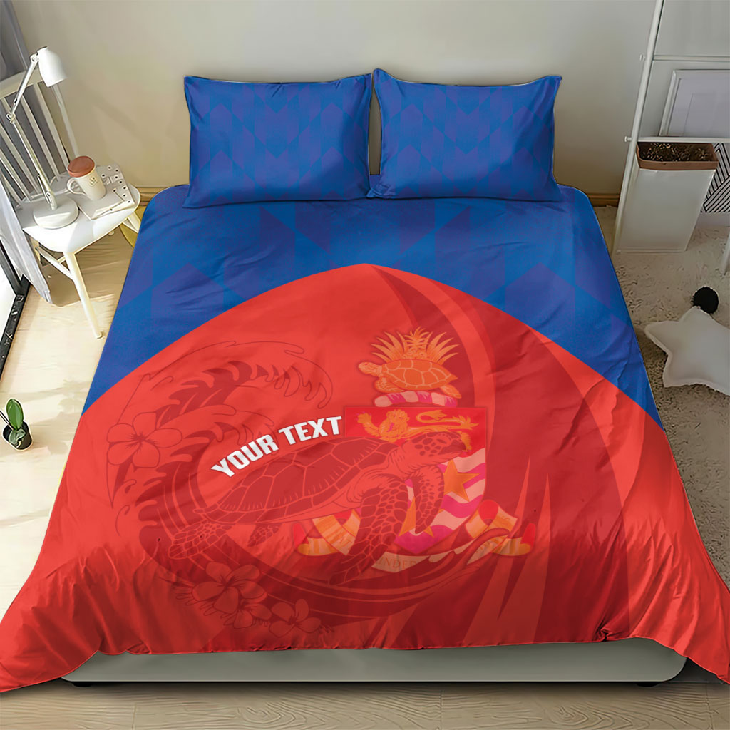 Cayman Islands Football 2026 Custom Bedding Set Sea Turtle Coat Of Arms Style