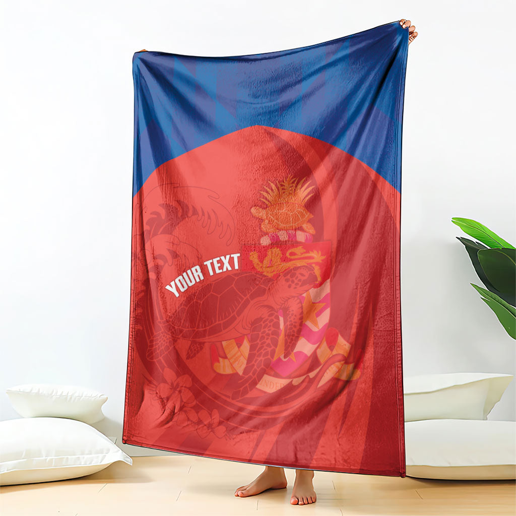 Cayman Islands Football 2026 Custom Blanket Sea Turtle Coat Of Arms Style