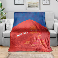 Cayman Islands Football 2026 Custom Blanket Sea Turtle Coat Of Arms Style