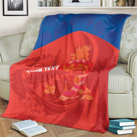 Cayman Islands Football 2026 Custom Blanket Sea Turtle Coat Of Arms Style