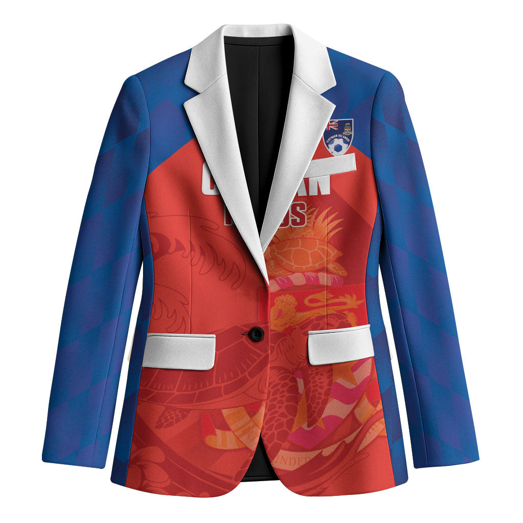 Cayman Islands Football 2026 Custom Blazer Sea Turtle Coat Of Arms Style