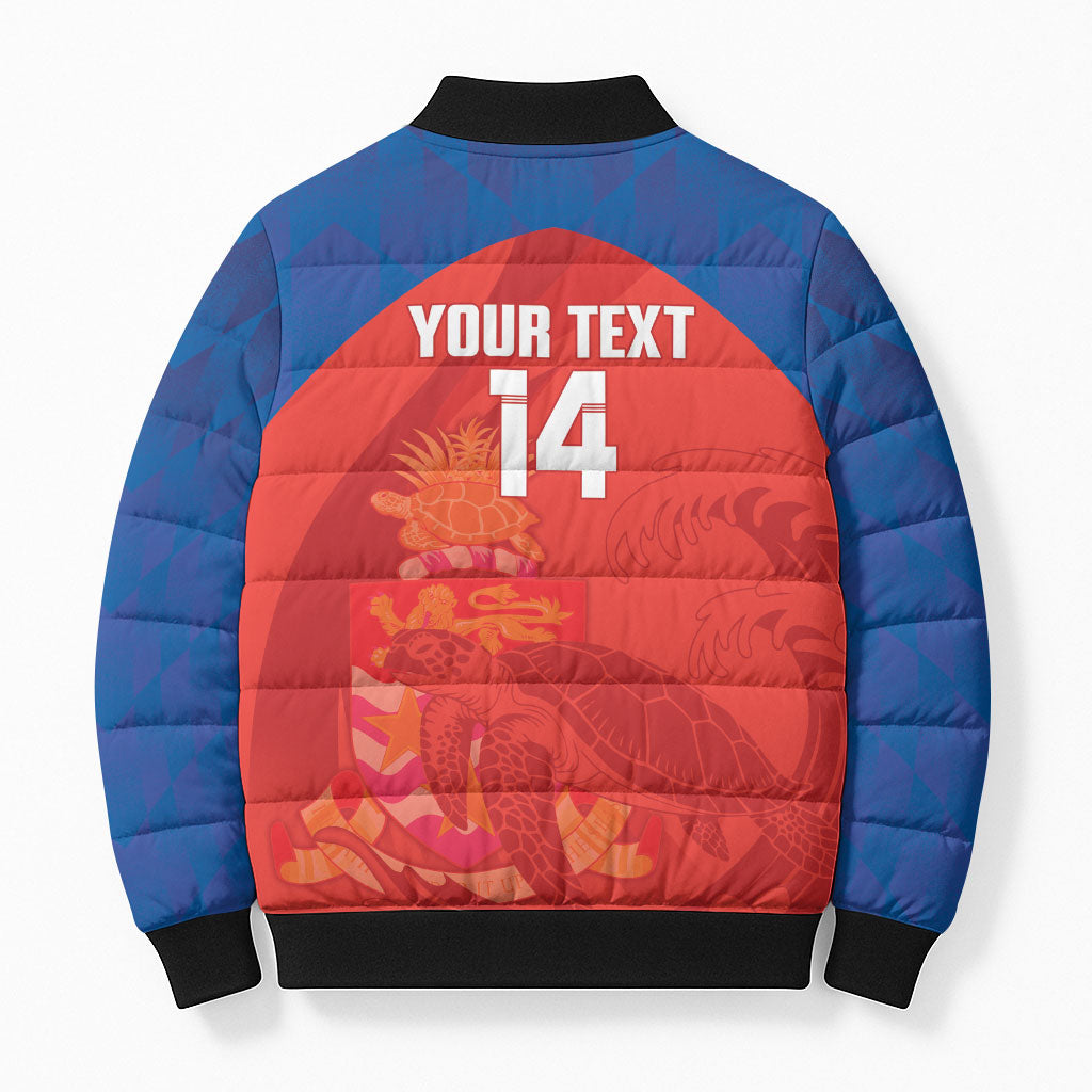 Cayman Islands Football 2026 Custom Bomber Puffer Jacket Sea Turtle Coat Of Arms Style