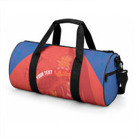 Cayman Islands Football 2026 Custom Duffle Bag Sea Turtle Coat Of Arms Style