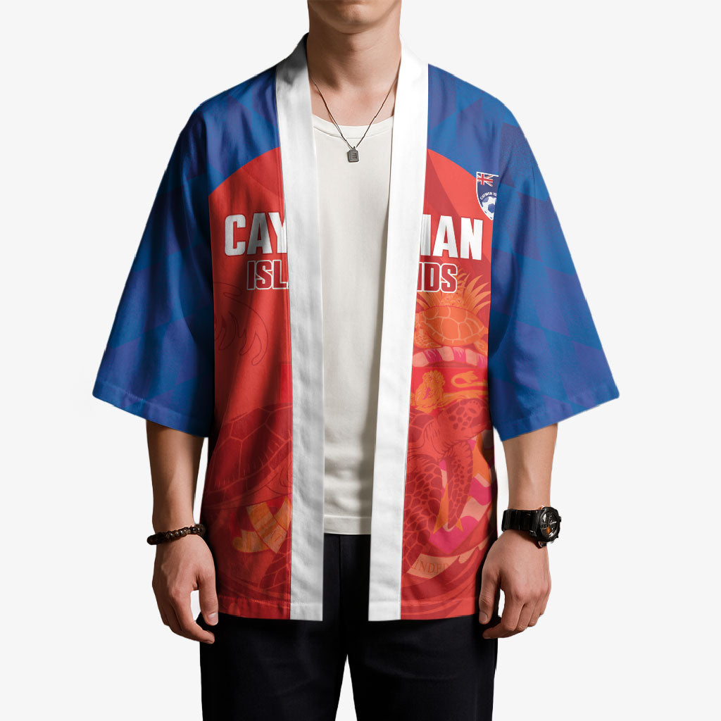 Cayman Islands Football 2026 Custom Kimono Sea Turtle Coat Of Arms Style
