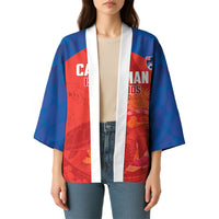 Cayman Islands Football 2026 Custom Kimono Sea Turtle Coat Of Arms Style