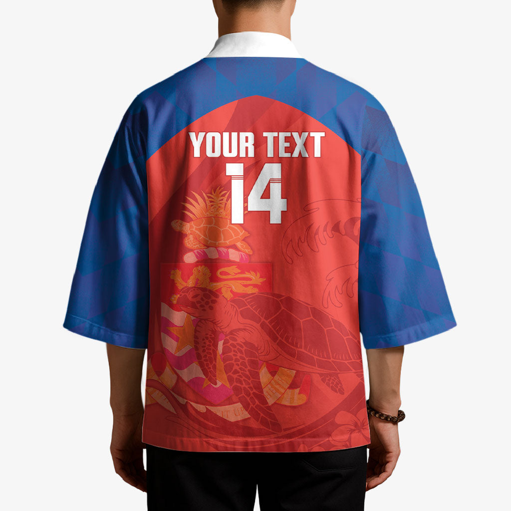 Cayman Islands Football 2026 Custom Kimono Sea Turtle Coat Of Arms Style
